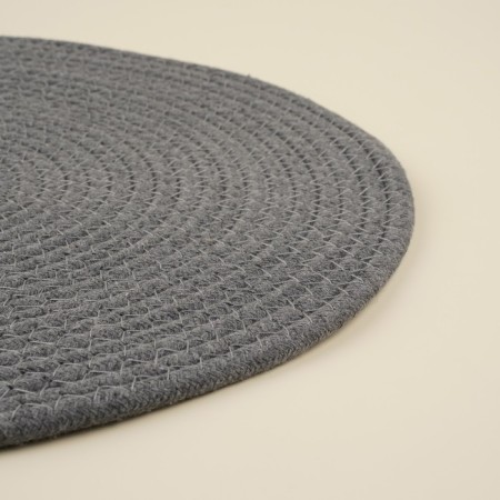Serving napkin on the Sima-Land Home table, d = 38 cm, gray color, cotton-2