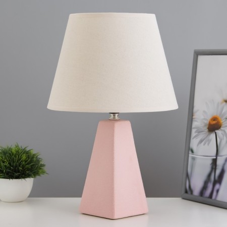 Alberte table lamp E27 40W pink 25x25x36cm Risalux