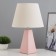 Alberte table lamp E27 40W pink 25x25x36cm Risalux