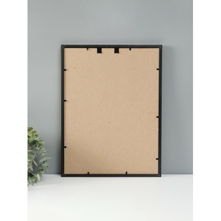 Photo frame Plastic "Gamma" 30x40 cm, black with silver-3