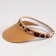 Feminine visor Minaku "Leopard" Brown color, rr 56-58