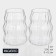 Glasses "Leon", 500 ml, 9 × 12 cm, set 2 pcs, glass, transparent