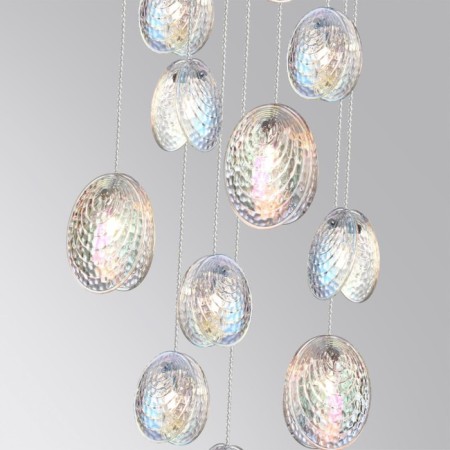 Cascading chandelier Mussels G9 11x40W-3