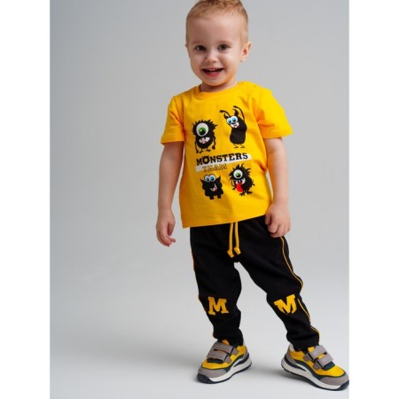 Set for a boy PlayTude: T -shirt and trousers, height 80 cm