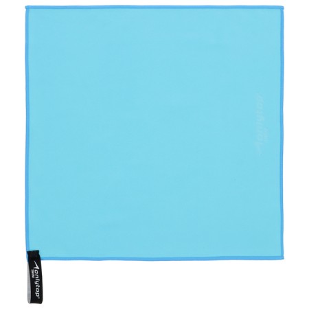 Microfiber towel, size 40x40 cm, blue color-1