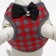 A set of ammunition with a soft harness, m, leash 120 x 1 cm, Osh 28-48 cm, OG 32-52 cm, red 47310