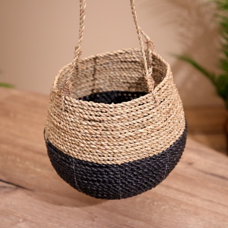 Kashpo wicker, suspended 20x20x65 cm-3