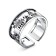 Ring "Peter", echoing with oxidation, 19 size
