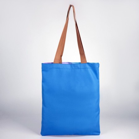 Bag-shop Happiness without lightning, without lining, beige/blue-2