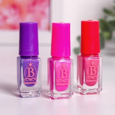 A set for creating a children's manicure "Shine brighter than stars!" (Mix of stickers)-2