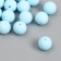 Beads for creativity plastic "Directly blue" matte d = 1.2 cm set 20 g