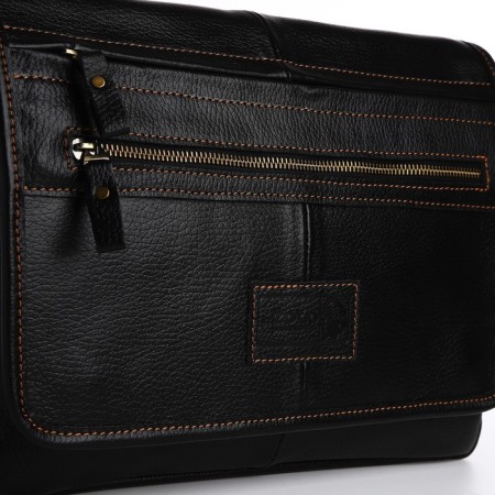 Male bag, xl zolo, black color-2