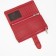 Women's wallet on a magnet, burgundy color