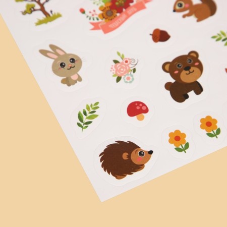 Paper stickers "Wonderful Day", 11 x 16 cm-2