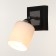 Enter's spot 1x60W E27 Chrome-black 10x10x20cm.