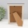 Photo frame plastic 10x15 cm "Rectangles by hand" White with black 18.3x13.5 cm