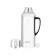 Thermos 2 l, with a glass flask, retains heat 24 hours, chrome, 38.5 x 15.5 cm