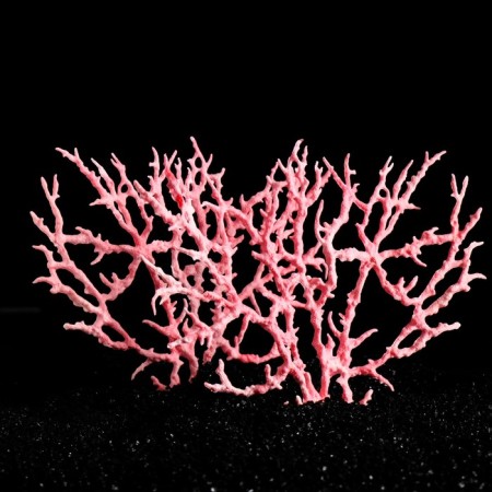 Plastic coral large 24.5 x 4 x 19 cm, pink-1