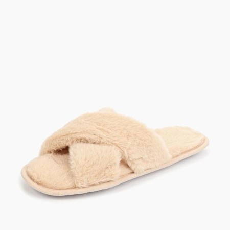 Slippers # 2 women, size 36.5, beige color