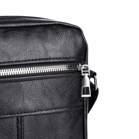Male bag with lightning, black color-2