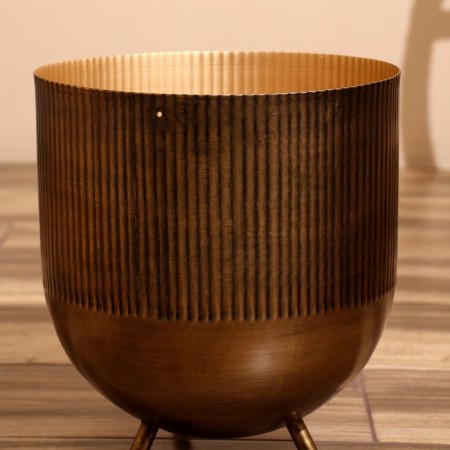 Kashpo "Goldi" metal (set 2 pcs), diameter 30 and 26 cm-2