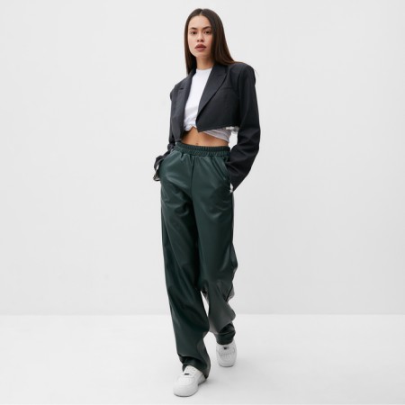 Women's leather pants Mist Bas, p. 44, green-1