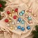 Set of balls plastic D-3 cm, 24 pcs "Star Night" mix