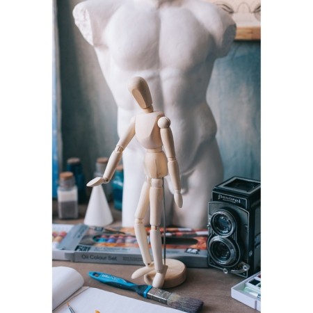 Model wooden art mannequin "Man", 30 cm-1