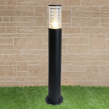 Elektrostandard lamp, 60 watts, E27, IP54, on a pillar, h = 800 mm, Techno 1507 Black