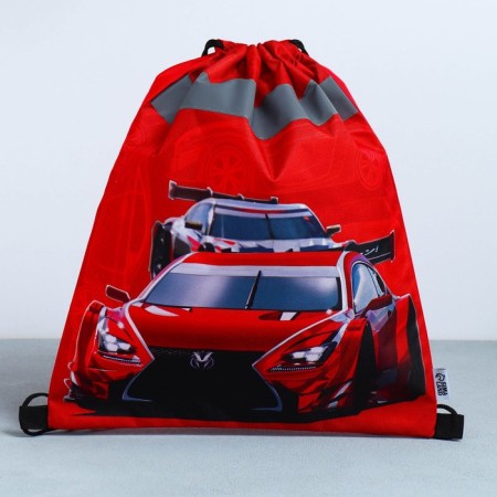 A bag for shoes with a reflective element "Racing" 30 x 40 cm-10