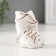 Souvenir ceramic stand d/toothpick "White Fish" with gold 5.2x4x5.5 cm