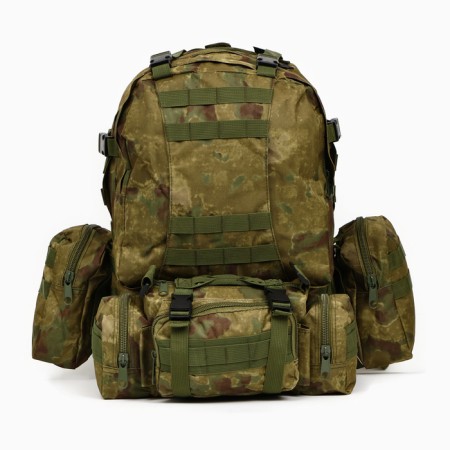 Tactical backpack "Storm Tactic" slings molle, pouches, 50 l, moss-1