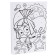 Picture on numbers for children "SIM card" 21x15 cm, fixtures