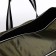 Road bag with zipper, external pocket, shoe compartment, long belt, khaki color