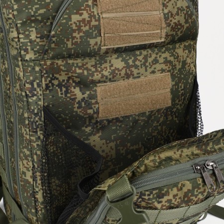 Tactical backpack, TAIF, 35L, lightning department, 3 outer pockets, camouflage color/green-4