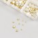 Decor for creativity Glass "Rhinas. Light yellow" d = 2-4.8 mm nr 1188 pcs 6x8x1.5 cm