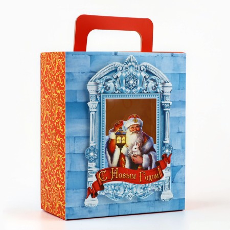 Folding boxes "Grandfather Frost", 18 x 15 x 7.5 cm, New Year-2