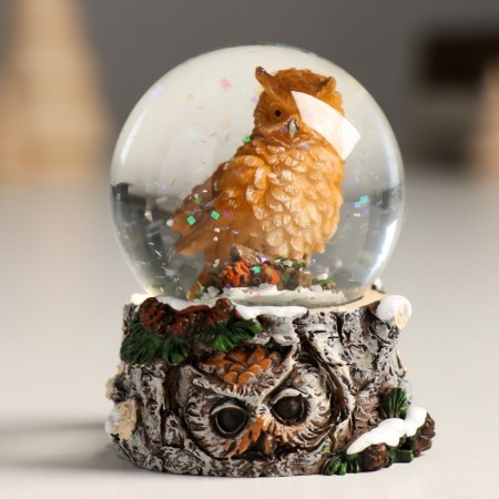 Souvenir Polystone Water Ball "Filin" 4.5x4.5x6.5 cm-6