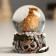 Souvenir Polystone Water Ball "Filin" 4.5x4.5x6.5 cm