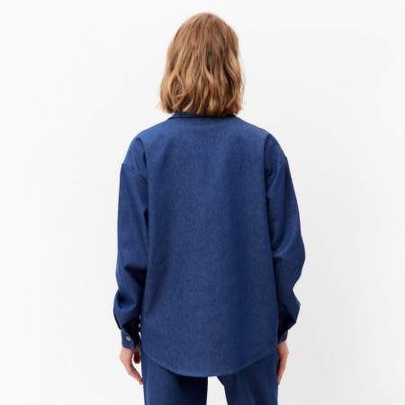 Women's shirt minku: minku: jeans collection color Blue Blue, rr 42-5