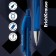 Handle Automatic MEGAPOLIS Concept, rubber emphasis, node 0.7 mm, blue ink, letter line length 1000 meters