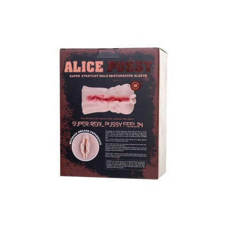 Masturbator Realistic vagina Alice, Xise, TPR, bodily, 17.4 cm-10