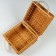 The chest is braided, decorative, 20 x 20 x 10 cm, sequoia