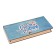 Wooden envelope "Happy Wedding Day!" blue, white inscription, 17 x 8.5 x 2 cm