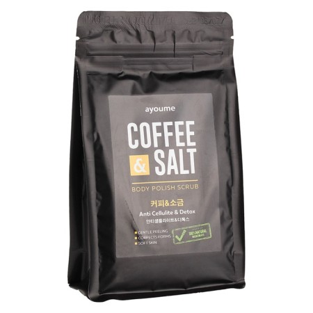 Body scrub Ayoume Body Polish Scrub Coffee & Salt, 450 g