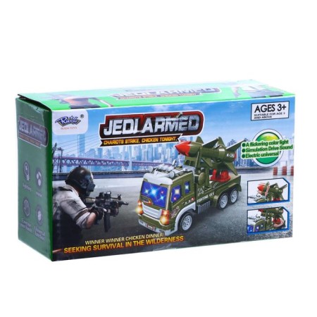 Army machine, works from batteries, light and sound, mix-5