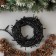 Garland “thread” 10 m, IP44, UMS, dark thread, 100 led, blue glow, white flicker, 220 V
