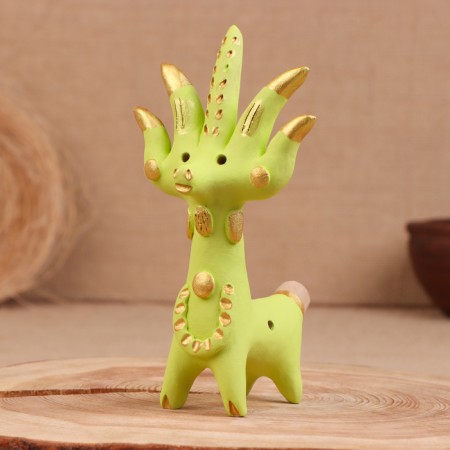 Abashevskaya toy "Deer-Solnce", 15x7x15 cm, Kukushkin I.I.