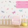 Interior color sticker "Watercolor butterflies in colors" 50x70 cm