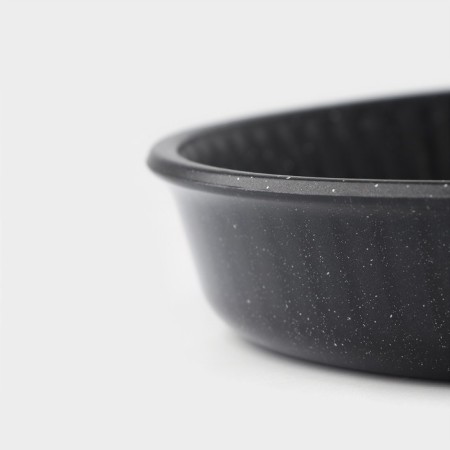 Form for baking from heat -resistant glass for microwave Borcam, D = 26 cm-2